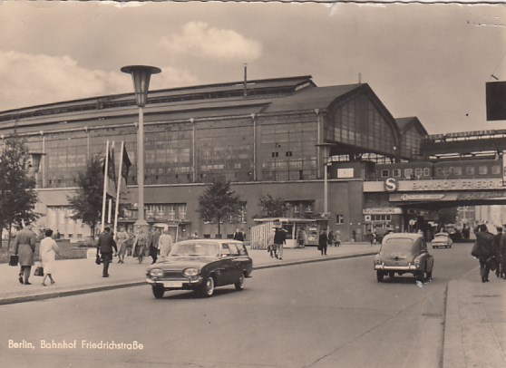 Bahnhof Friedrichstraße Berlin Mitte 1963