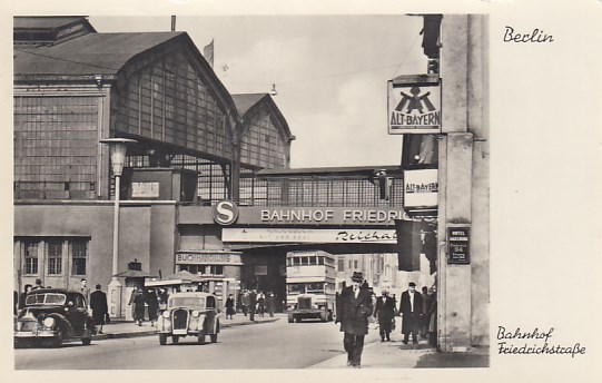 Bahnhof Friedrichstraße Berlin Mitte 1955