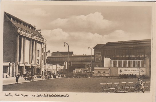 Bahnhof Friedrichstraße Berlin Mitte 1953