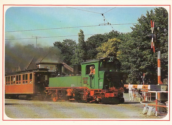 Eisenbahn Dampflokomotive Schmalspurbahn Radebeul-Ost Radeburg