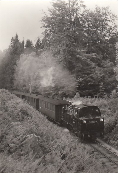 Eisenbahn Dampflokomotive Kleinbahn Rügen bei Granitz