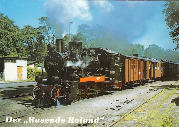 Eisenbahn Dampflokomotive Kleinbahn Rügen Bahnhof Göhren