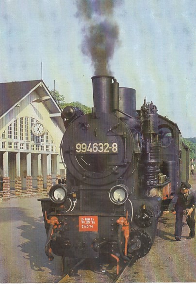 Eisenbahn Dampflokomotive Kleinbahn Rügen Bahnhof Binz