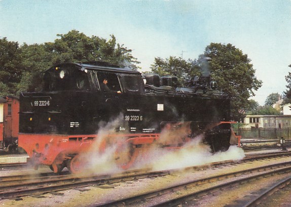 Eisenbahn Dampflokomotive Kleinbahn Rügen Bahnhof Kühlungsborn