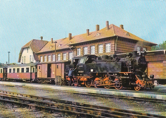 Eisenbahn Dampflokomotive Kleinbahn Rügen Bahnhof Kühlungsborn