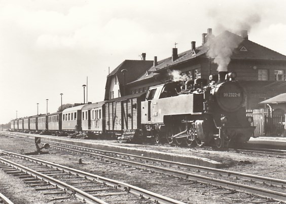 Eisenbahn Dampflokomotive Kleinbahn Rügen Bahnhof Kühlungsborn