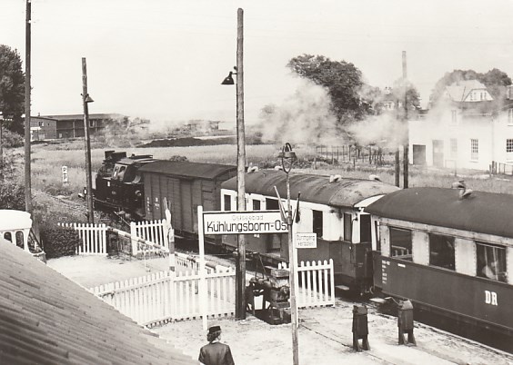 Eisenbahn Dampflokomotive Kleinbahn Rügen Bahnhof Kühlungsborn