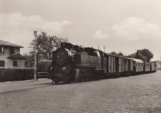 Eisenbahn Dampflokomotive Kleinbahn Rügen Molly Kühlungsborn 1969