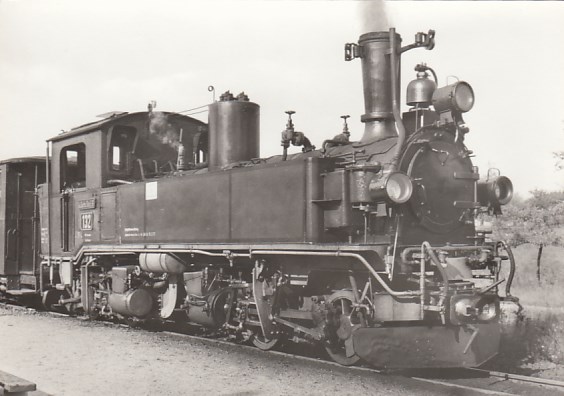 Eisenbahn Dampflokomotive Schmalspurbahn Radebeul Ost Radeburg in Friedewald