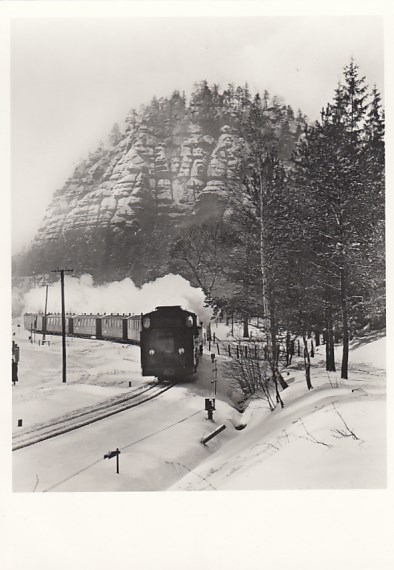 Eisenbahn Dampflokomotive Schmalspurbahn Oybin