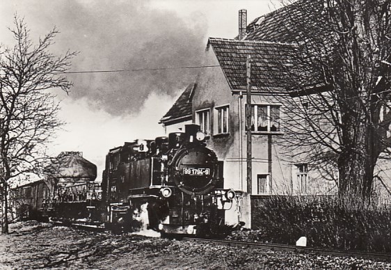 Eisenbahn Dampflokomotive Schmalspurbahn zwi. Ulberndorf und Obercarsdorf