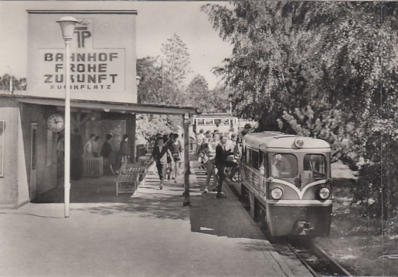 Dresden Pioniereisenbahn Bahnhof 1974