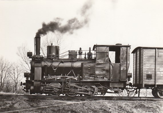 Eisenbahn Dampflokomotive Schmalspurbahn Barth-Stralsund