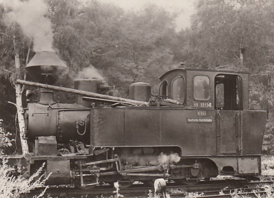 Eisenbahn Dampflokomotive Schmalspurbahn Muskauer Waldeisenbahn