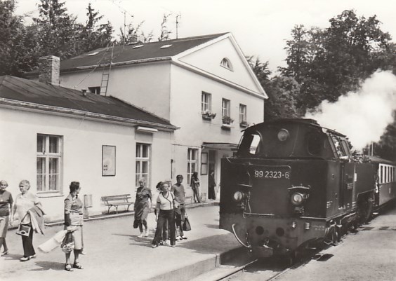 Eisenbahn Dampflokomotive Kleinbahn Rügen Bahnhof Heiligendamm