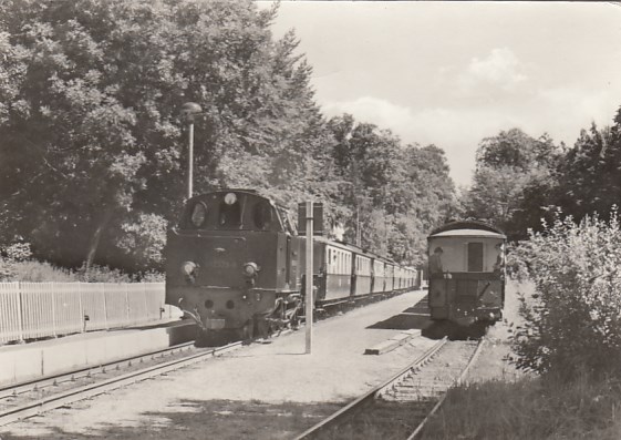 Eisenbahn Dampflokomotive Kleinbahn Rügen Heiligendamm