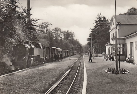 Eisenbahn Dampflokomotive Kleinbahn Rügen Bahnhof Heiligendamm