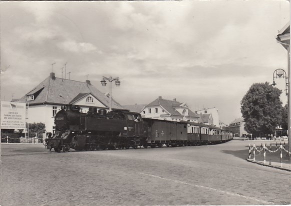 Eisenbahn Dampflokomotive Kleinbahn Rügen Molly Bad Doberan