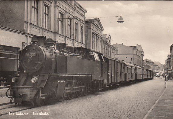 Eisenbahn Dampflokomotive Kleinbahn Rügen Molly Bad Doberan 1968