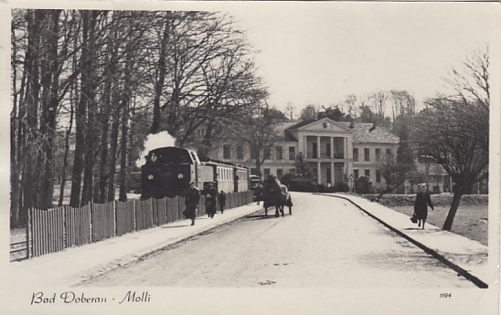 Eisenbahn Dampflokomotive Kleinbahn Rügen Molly Bad Doberan 1956