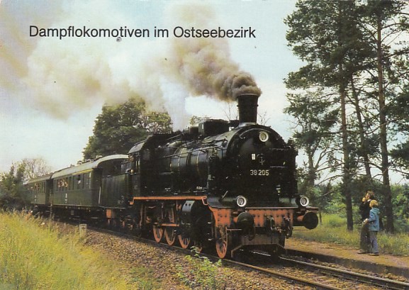 Eisenbahn Dampflokomotive Rostock - Güstrow 1980