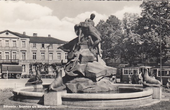 Bahnhof Brunnen am Schwerin 1958