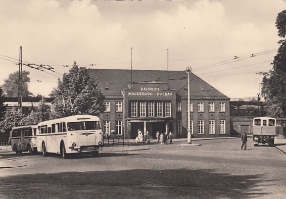 Bahnhof Magdeburg Buckau 1961