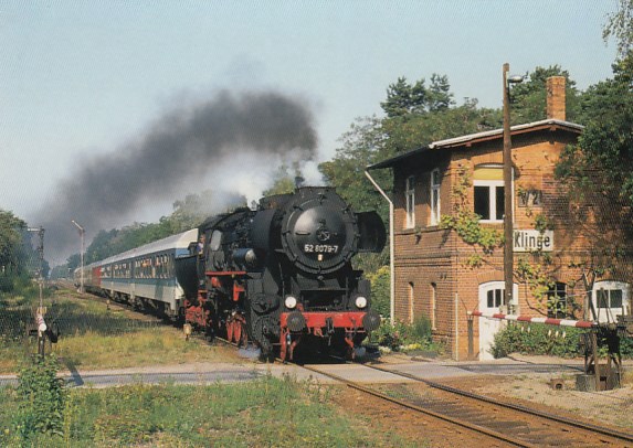 Eisenbahn Bahnhof Klinge 1992