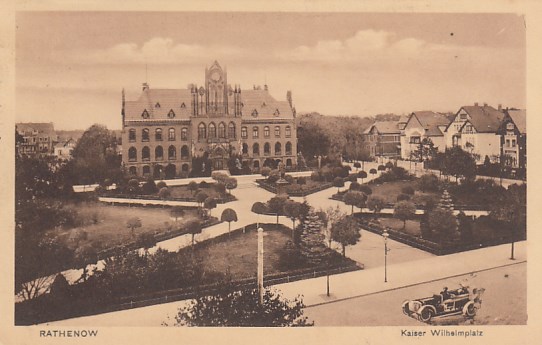 Rathenow Kaiser Wilhelmplatz ca 1930