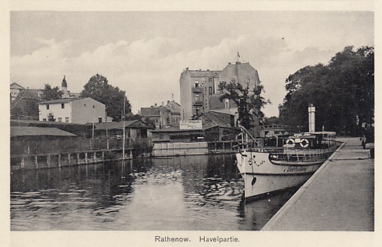 Rathenow Havel Motorschiff ca 1930