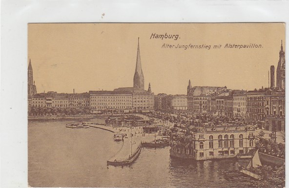 Hamburg Jungfernstieg 1911