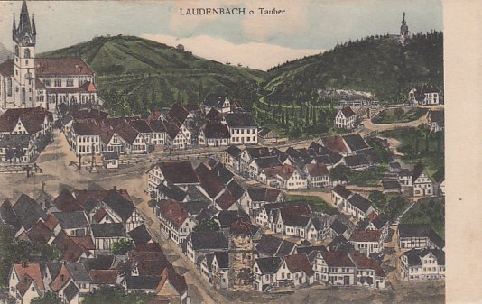 Laudenbach ob der Tauber ca 1910