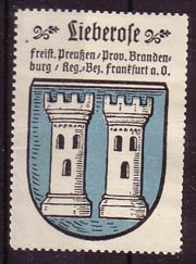 Lieberose Stadtwappen vor 1945