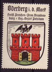 Oderberg Mark Stadt-Wappen vor 1945