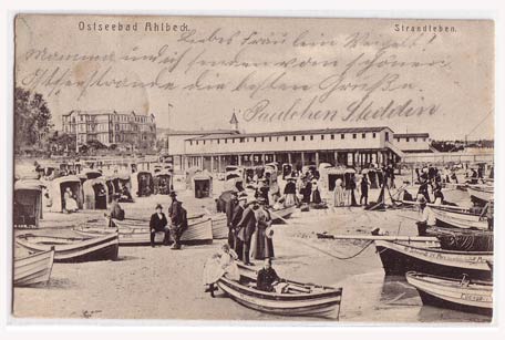 Ostseebad Ahlbeck Strandleben 1905 Ostseebad Ahlbeck Strandleben 1905