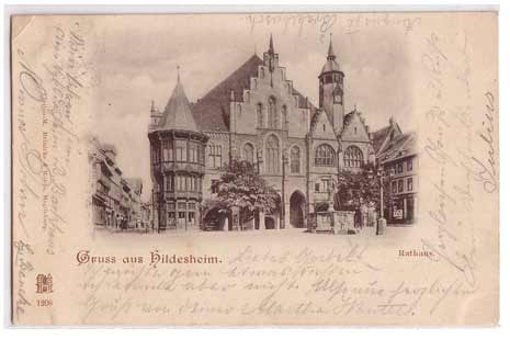 Hildesheim Rathaus 1898 Hildesheim Rathaus 1898
