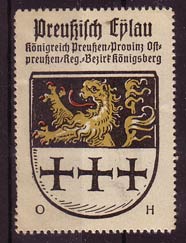 Deutsch Dt.Eylau Westpreussen Stadt Wappen vor 1945
