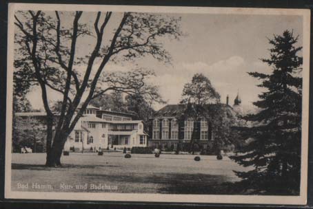 Hamm Westfalen Kur- und Badehaus Hamm Westfalen Kur- und Badehaus