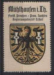 Mühlhausen Thüringen Stadt wappen
