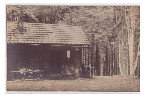 Wanderheim Auerhahn bei Ruhla Foto KArte ca 1910 Wanderheim Auerhahn bei Ruhla Foto KArte ca 1910