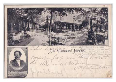 Jena Gasthaus Litho 1902 Jena Gasthaus Litho 1902