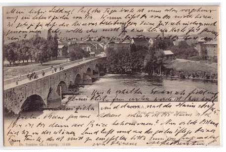 Jena Camsdorfer Brücke 1902 Jena Camsdorfer Brücke 1902