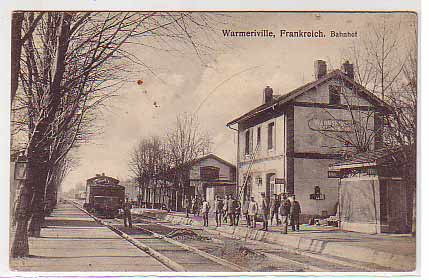 Warmeriville Bahnhof Eisenbahn Frankreich Warmeriville Bahnhof Eisenbahn Frankreich