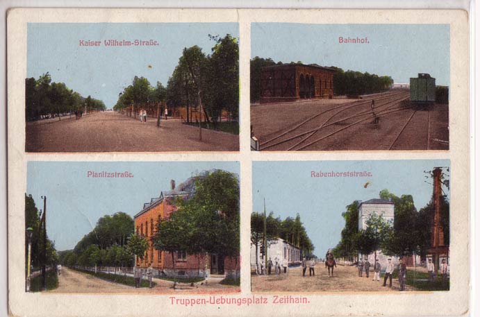 Truppen-Übungsplatz Zeithain Bahnhof Eisenbahn 1917 Truppen-Übungsplatz Zeithain Bahnhof Eisenbahn 1917