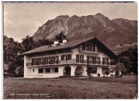 Oberstdorf Allgäuer Alpen Fremdenheim 1960 Oberstdorf Allgäuer Alpen Fremdenheim 1960