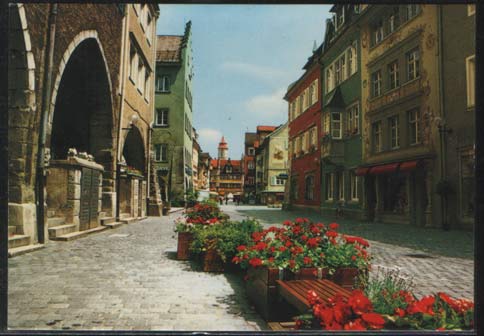 Insel Lindau im Bodensee Fussgängerzone Insel Lindau im Bodensee Fussgängerzone