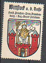 Wittstock , Dosse Stadt-Wappen