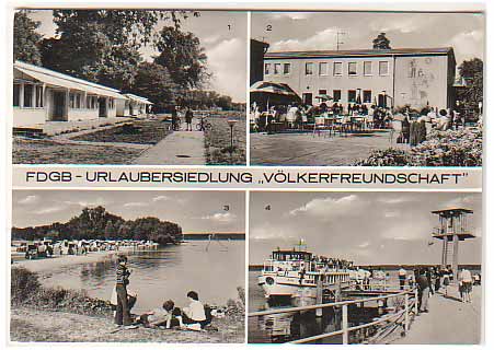 Klink , Müritz Erholgsheim Völkerfreundschaft 1975 Klink , Müritz Erholgsheim Völkerfreundschaft 1975