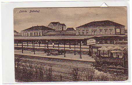 Lehrte Bahnhof Eisenbahn 1918 Lehrte Bahnhof Eisenbahn 1918