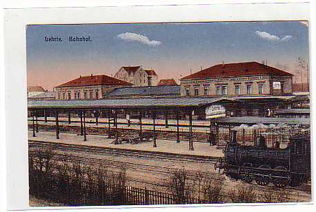 Lehrte Bahnhof Eisenbahn 1918 Lehrte Bahnhof Eisenbahn 1918